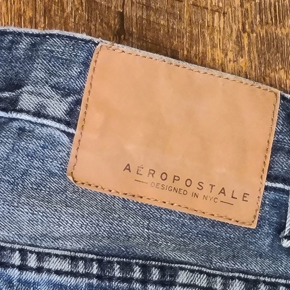 Aeropostale straight leg distressed jeans men's size 32/30 - Picture 13 of 13
